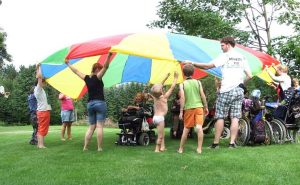 INTENSIVkinder Freizeit mit behinderten Kindern, ermöglicht durch Ihre Spende.